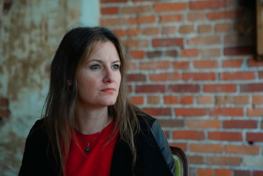 Miriam Fischer plays piano and accordion for The Bookends